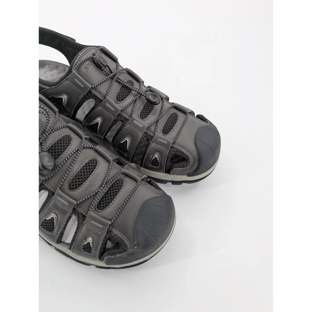 Skechers Relaxed Fit Tresmen‎ Outseen Fisherman Style Sandals Men's Size 13 Gray